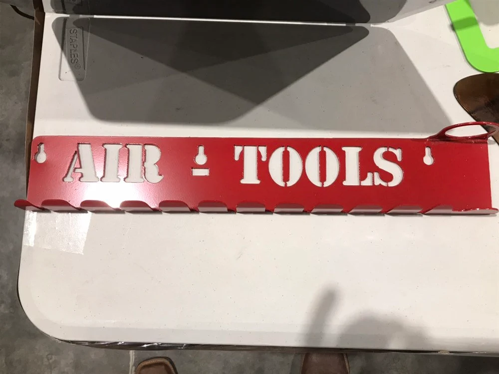 Air tool storage hanger SUTTON'S CUSTOM